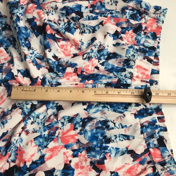 Disney Alice Through The Looking Glass Womens 10 Blue Pink White Pull On Pant - Picture 7 of 9